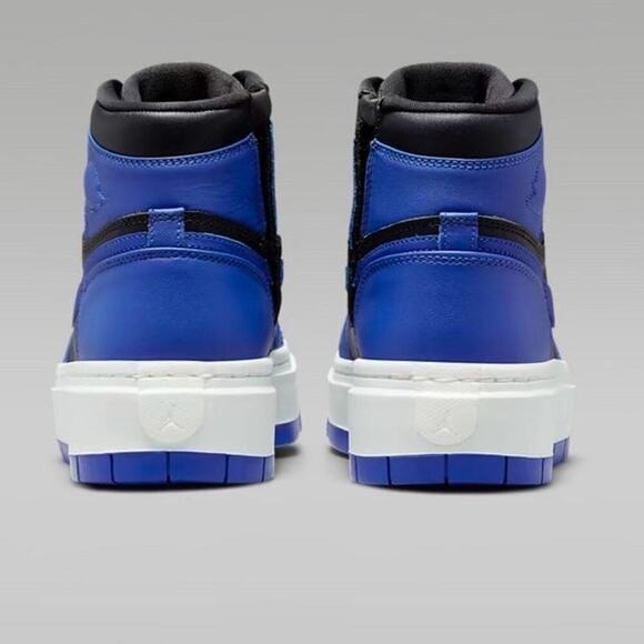 Nike Air Jordan 1 Elevate High Platform Sz 5.5 Darkash/ Hyper Royal Aesthetic - Picture 6 of 9